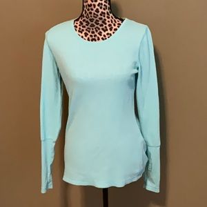 Fox long sleeved waffle shirt with thumb holes